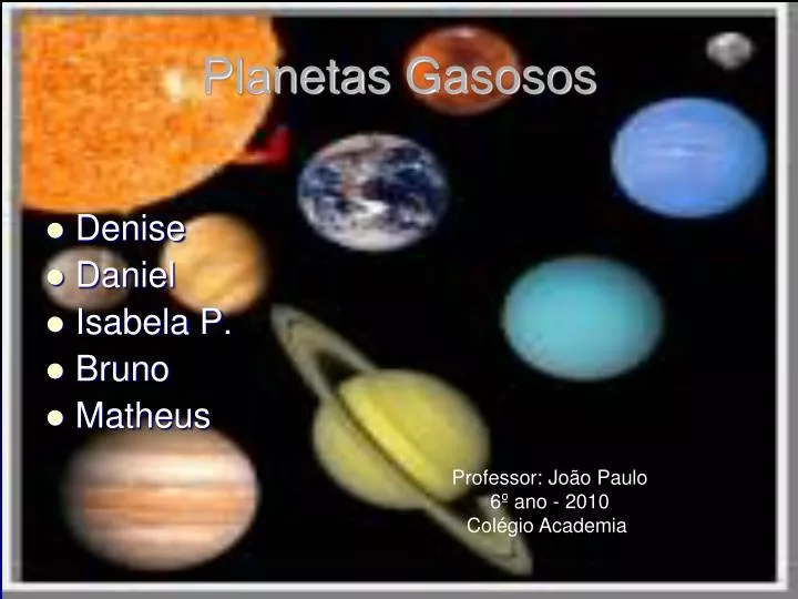 planetas gasosos