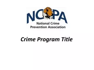 Crime Program Title