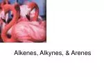 Alkenes, Alkynes, &amp; Arenes - slide 1