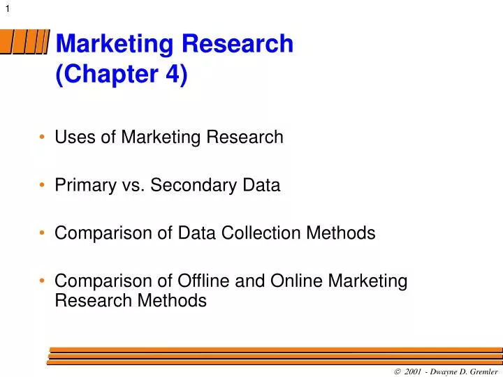 marketing research chapter 4