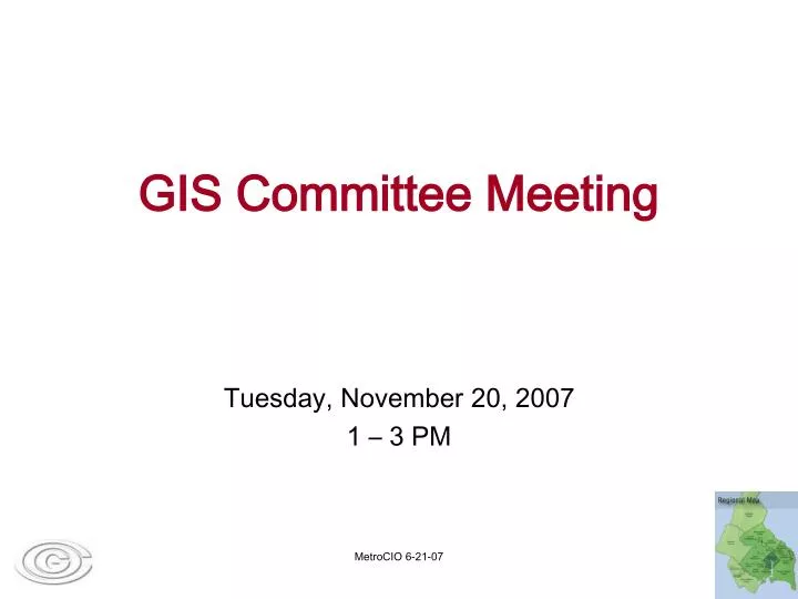 gis committee meeting