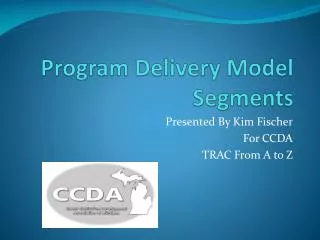 Program Delivery Model Segments