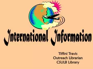 Tiffini Travis Outreach Librarian CSULB Library