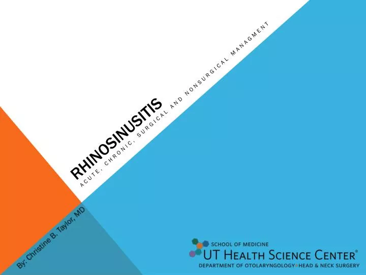 rhinosinusitis