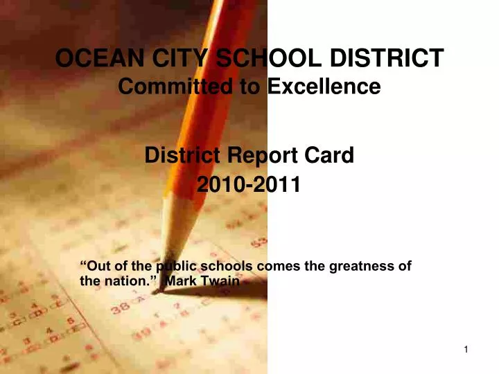 ocean city school district committed to excellence