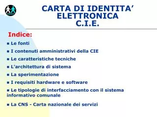 carta di identita elettronica c i e