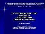 Dr. Fulvio Glisenti Manager Regionale di progetto - slide 1