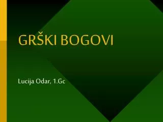gr ki bogovi