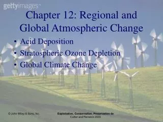 Chapter 12: Regional and Global Atmospheric Change
