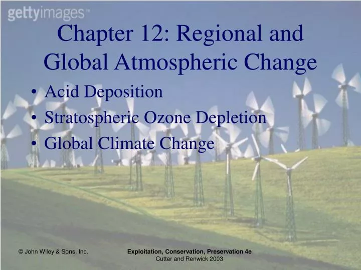 chapter 12 regional and global atmospheric change