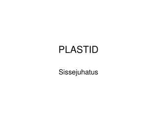 plastid