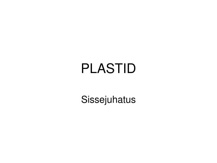 plastid