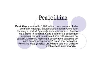 penicilina