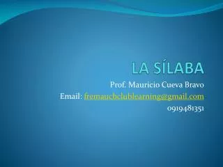 la s laba
