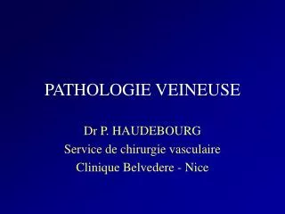 pathologie veineuse