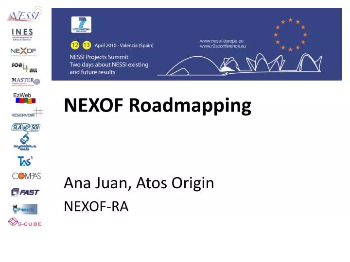 nexof roadmapping ana juan atos origin nexof ra