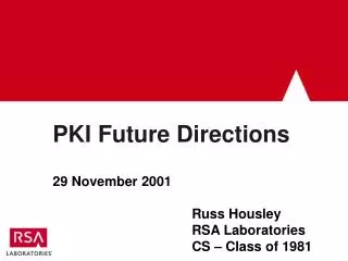 PKI Future Directions