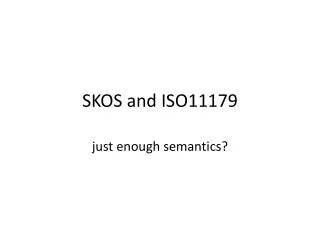 SKOS and ISO11179