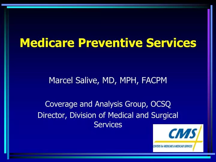 medicare preventive services