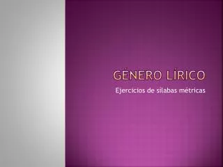 g nero l rico