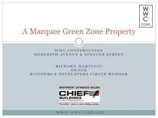 A Marquee Green Zone Property