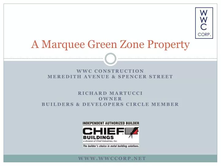 a marquee green zone property
