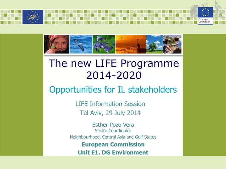 the new life programme 2014 2020