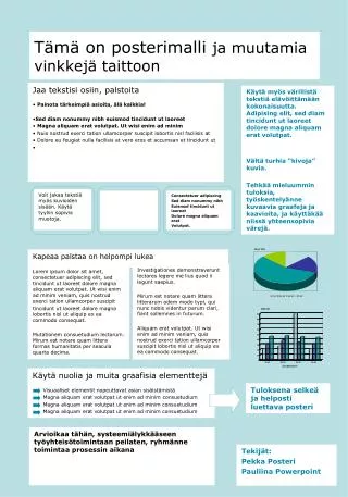t m on posterimalli ja muutamia vinkkej taittoon