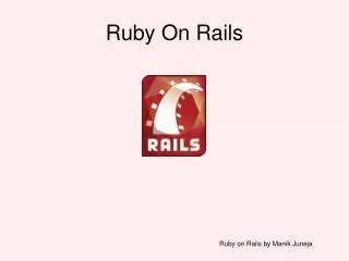 Ruby On Rails