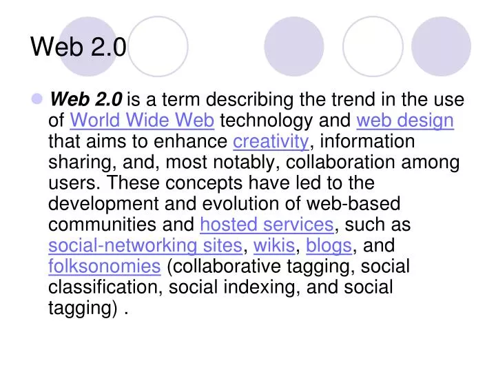 web 2 0