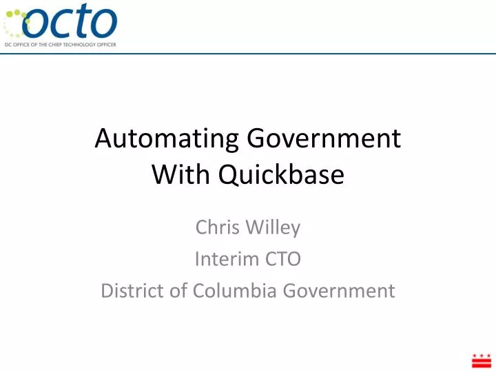 automating government with quickbase