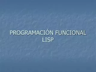 programaci n funcional lisp