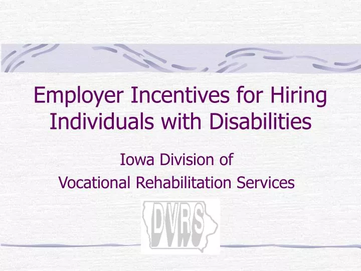 employer incentives for hiring individuals with disabilities