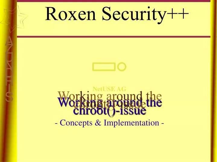roxen security