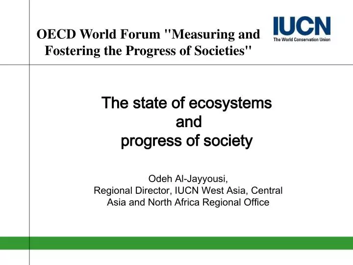 oecd world forum measuring and fostering the progress of societies