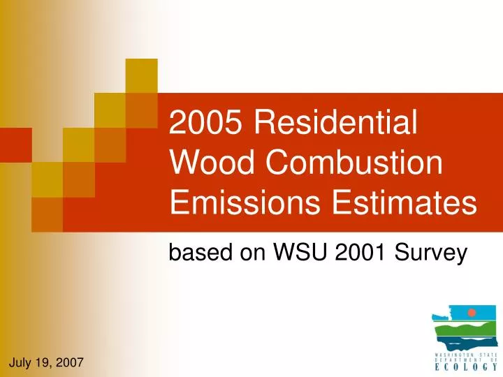2005 residential wood combustion emissions estimates