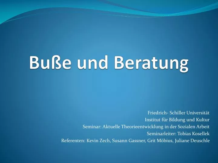 bu e und beratung