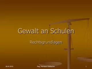 gewalt an schulen