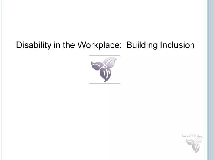 disability in the workplace building inclusion