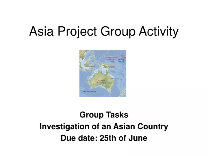 asia project group activity