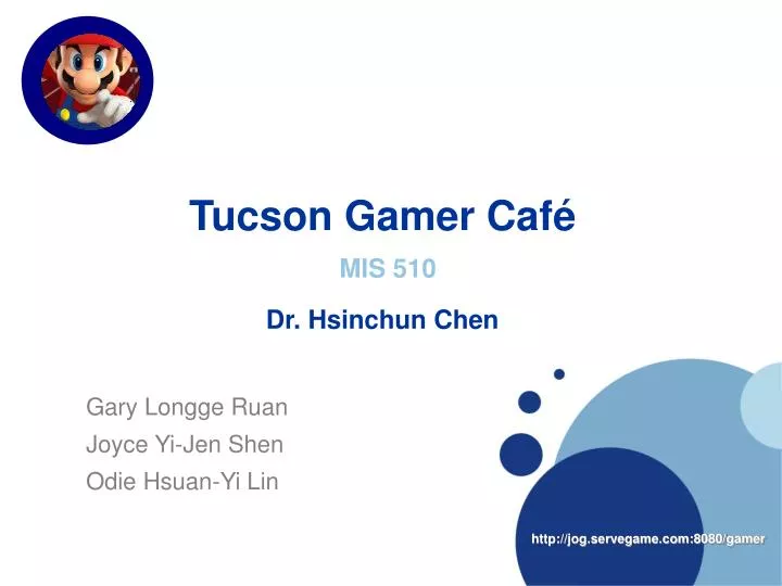 tucson gamer caf mis 510 dr hsinchun chen