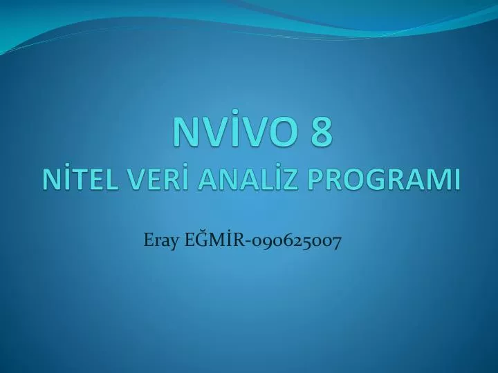 nv vo 8 n tel ver anal z programi