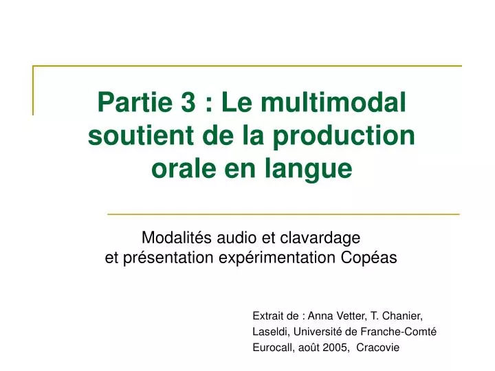 partie 3 le multimodal soutient de la production orale en langue
