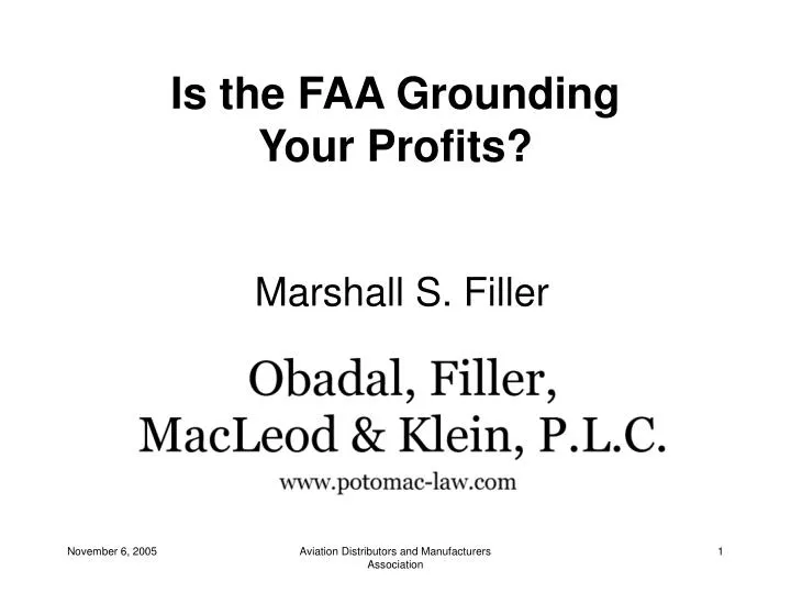 is the faa grounding your profits