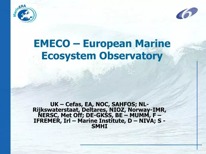 emeco european marine ecosystem observatory