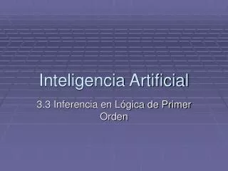 inteligencia artificial