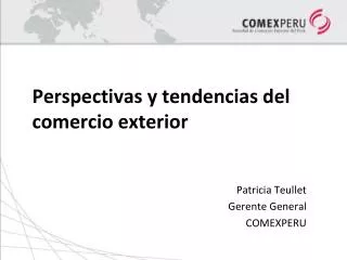 perspectivas y tendencias del comercio exterior