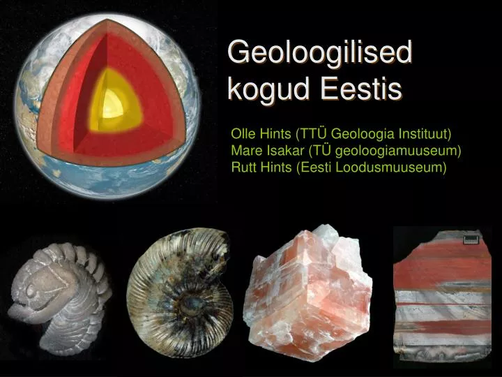 geoloogilised kogud eestis