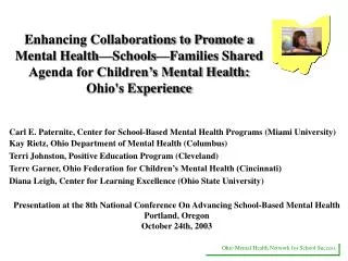 Carl E. Paternite, Center for School-Based Mental Health Programs (Miami University)