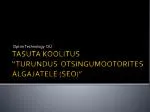 TASUTA KOOLITUS “TURUNDUS OTSINGUMOOTORITES ALGAJATELE (SEO)” - slide 1